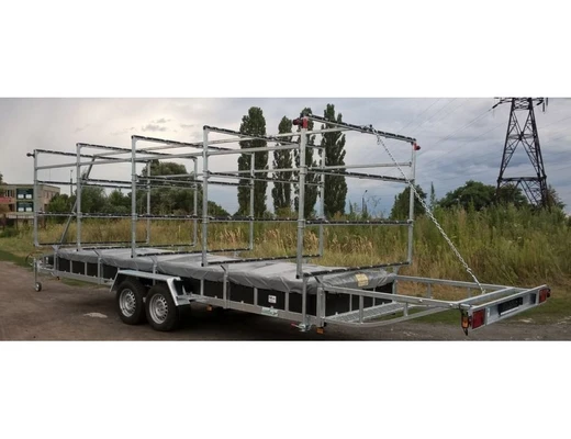 Прицеп для перевозки гребных спортивных лодок до 40 штук производства РБ