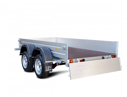 Прицеп двухосный с алюминиевыми бортами МЗСА 817733.032