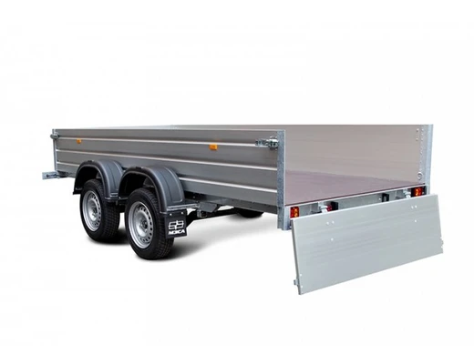 Прицеп двухосный с увеличенными алюминиевыми бортами МЗСА 817732.034