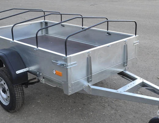 Прицеп бортовой одноосный ССТ-7132-03 (платформа Ш=1224 мм)