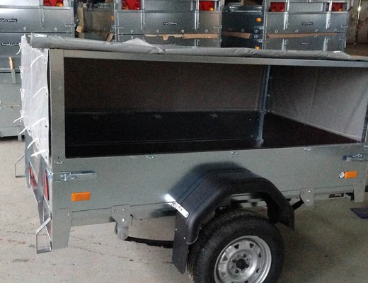 Прицеп бортовой одноосный ССТ-7132-03 (платформа Ш=1224 мм)