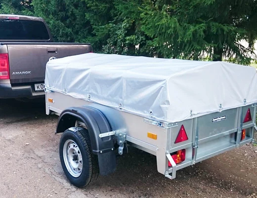 Прицеп бортовой одноосный ССТ-7132-03 (платформа Ш=1224 мм)