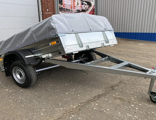 Прицеп бортовой одноосный ССТ-7132-03-С (платформа Ш=1224 мм)