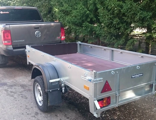 Прицеп бортовой одноосный ССТ-7132-2К (платформа Ш=1224 мм)