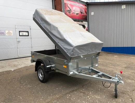 Прицеп бортовой одноосный ССТ-7132-2К-С (платформа Ш=1224 мм)