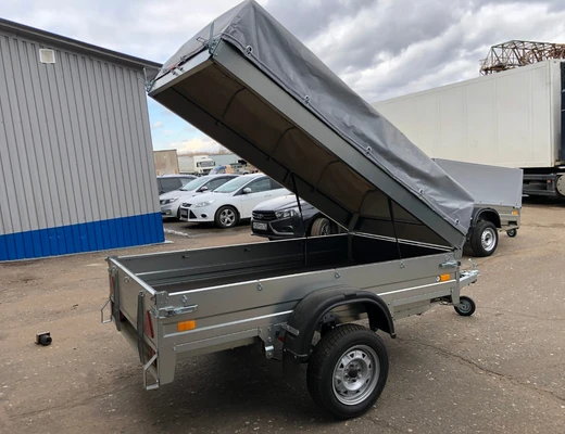 Прицеп бортовой одноосный ССТ-7132-2К-С (платформа Ш=1224 мм)