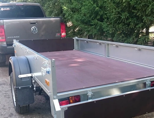 Прицеп бортовой одноосный ССТ-7132-02 (платформа Ш=1224 мм)