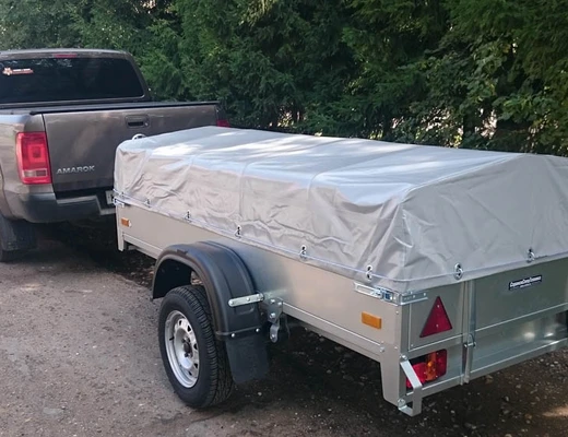 Прицеп бортовой одноосный ССТ-7132-02-С (платформа Ш=1224 мм)