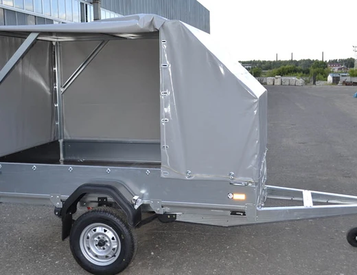 Прицеп бортовой одноосный без тормоза ССТ-7132-06 (платформа Ш=1510 мм)