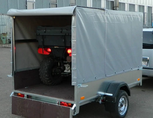 Прицеп бортовой одноосный без тормоза ССТ-7132-06 (платформа Ш=1510 мм)