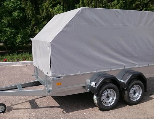 Прицеп бортовой двухосный без тормоза ССТ-7132-10 (платформа Ш=1510 мм)