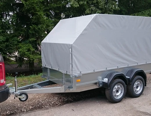 Прицеп бортовой двухосный без тормоза ССТ-7132-11 (платформа Ш=1510 мм)