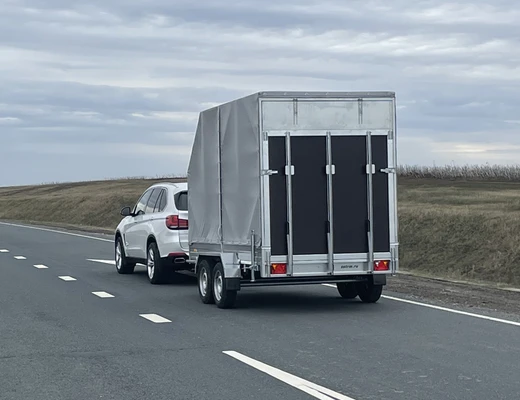 Прицеп бортовой двухосный без тормоза ССТ-7132-61-У (платформа Ш=1510 мм)