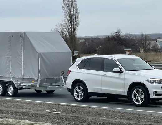 Прицеп бортовой двухосный без тормоза ССТ-7132-61 (платформа Ш=1768 мм)