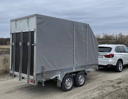 Прицеп бортовой двухосный без тормоза ССТ-7132-61 (платформа Ш=1768 мм)