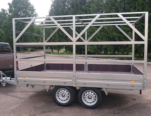 Прицеп бортовой двухосный без тормоза ССТ-7132-35 (платформа Ш=2047 мм)