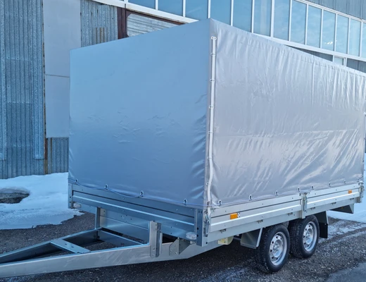 Прицеп бортовой двухосный без тормоза ССТ-7132-35H (платформа Ш=2047 мм)