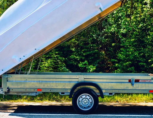 Прицеп Экспедиция Универсал 111345 Евро с крышкой Технопласт (комплектация полная)