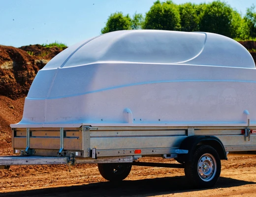 Прицеп Экспедиция Универсал 111345 Евро с крышкой Технопласт (комплектация полная)