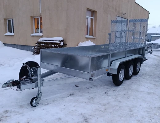 Прицеп для перевозки спецтехники, авто и грузов 3500 кг общей массы