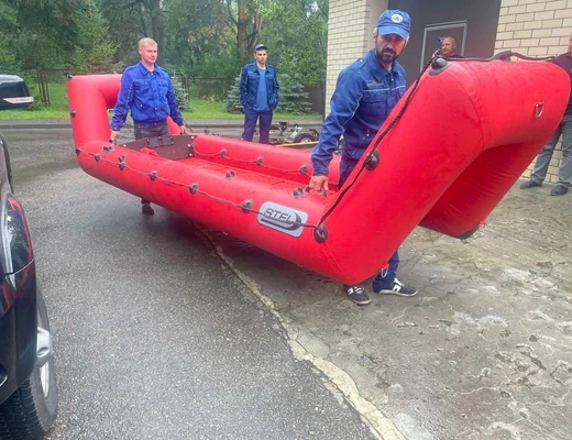 Надувная спасательная доска с вкладышем из материала AirDeck