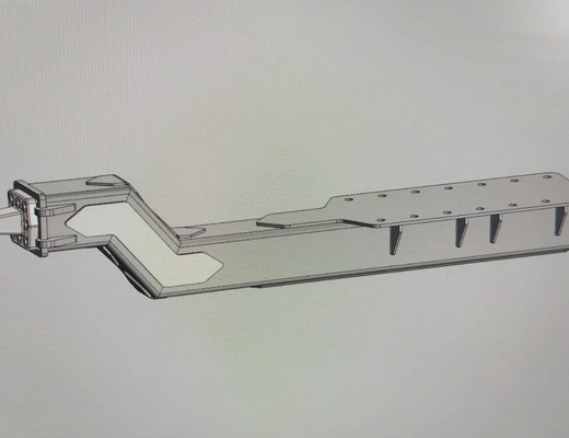 Прицеп шторно-бортовой 928841 исп. 6,6х2,55, прямое дышло