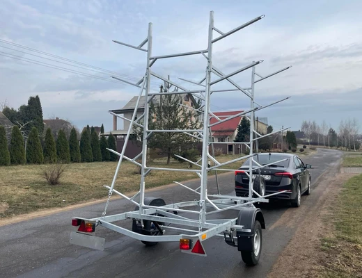 Прицеп для перевозки байдарок, лодок, каноэ и каяков