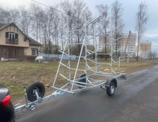 Прицеп для перевозки байдарок, лодок, каноэ и каяков