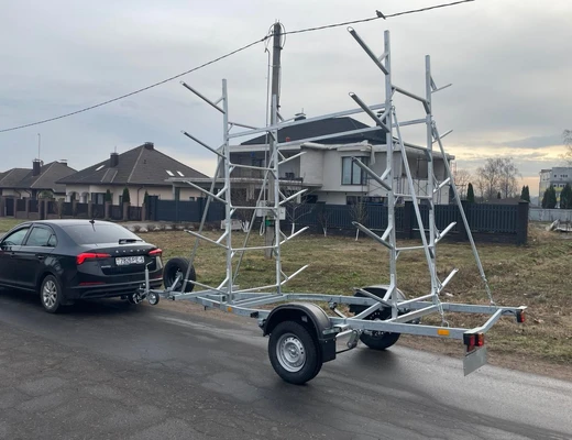 Прицеп для перевозки байдарок, лодок, каноэ и каяков