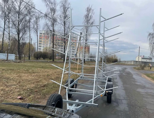 Прицеп для перевозки байдарок, лодок, каноэ и каяков