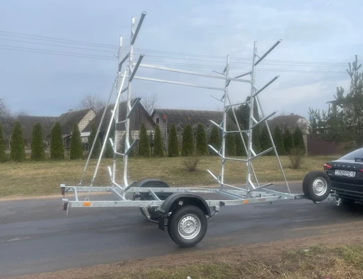 Прицеп для перевозки байдарок, лодок, каноэ и каяков