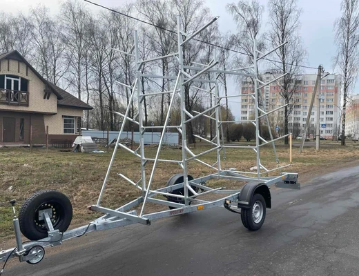 Прицеп для перевозки байдарок, лодок, каноэ и каяков