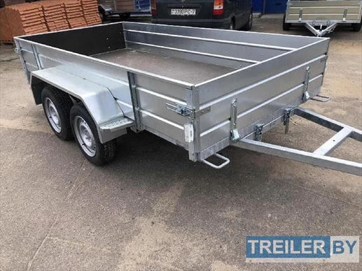 Бортовой двухосный прицеп без тормоза Вектор (ЛАВ) 81013G Euro