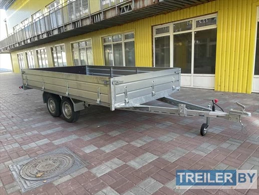 Бортовой двухосный прицеп без тормоза Вектор (ЛАВ) 81013D 4.0